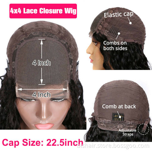 unprocessed raw remy swiss closure 13x6 hd virgin human hair 360 transparent clear lace frontal wig with baby hair from Indian